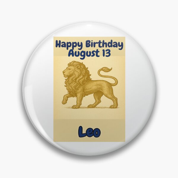 Item preview, Birthday Zodiac Sign – August 13 designed and sold by ariksworld.