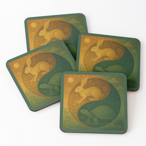 Item preview, Harmony of Hare and Tortoise designed and sold by GeoWild Designs.
