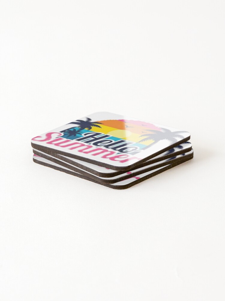 Thumbnail 4 of 5, Coasters (Set of 4), summer designed and sold by Freedom9h4.