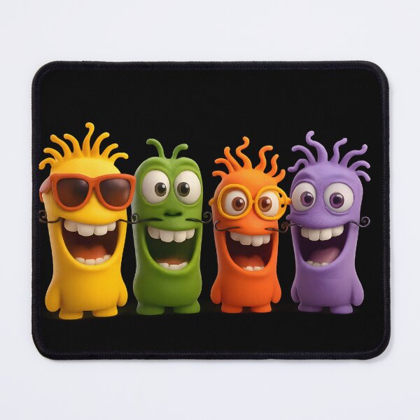 Item preview, Colorful Cartoon Monster Crew — Whimsical Cute Monster Illustration designed and sold by Witsprings.