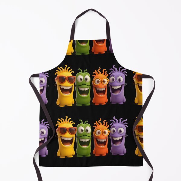 Item preview, Colorful Cartoon Monster Crew — Whimsical Cute Monster Illustration designed and sold by Witsprings.