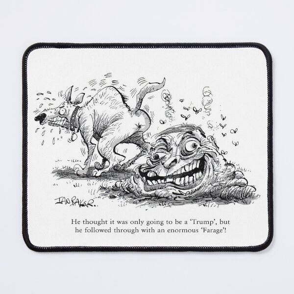 Item preview, Nigel Farage Dog Poop designed and sold by IanBakerToons.