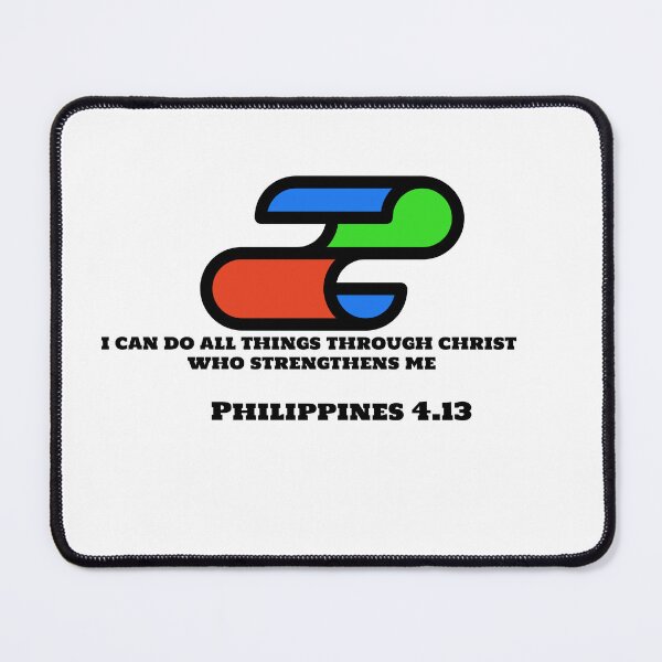 Item preview, Philippians 4:13 Faith Strength Quote designed and sold by Patty'sCollective.