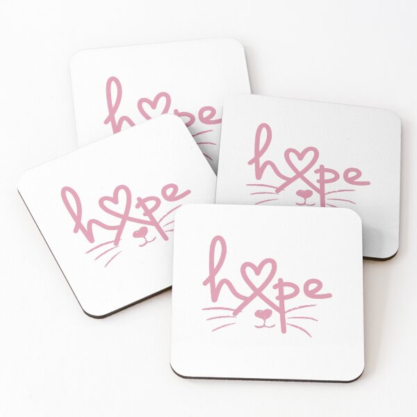 Item preview, Breast Cancer Awareness Cat Hope Ribbon designed and sold by Fluffsy .