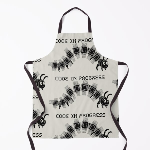 Item preview, Funny Tech Insect with Pixel Text designed and sold by SplashTastic.