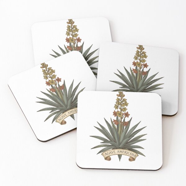 Item preview, Agave Americana Vintage Hand Drawn Plant  designed and sold by LittleArij.