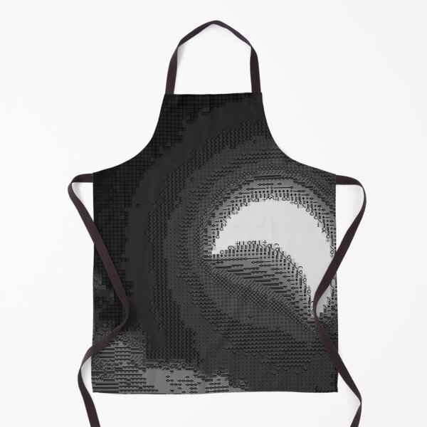 Item preview, Cyber Moon - Zen Black and White designed and sold by Dancing Squares Art.