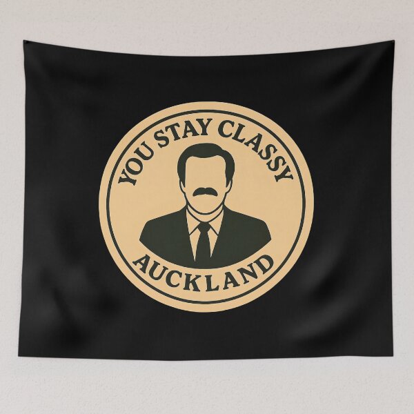 Item preview, Anchorman Inspired Retro New Zealand Print: Auckland designed and sold by PinUpPizzazz.
