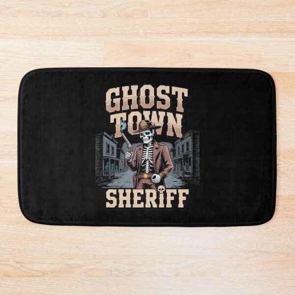 Item preview, skeleton cowboy - western skeleton - cowboy skull - ghost cowboy - spooky cowboy - undead outlaw - dark western - cowboy bones - western gothic - skull illustration - desert bones - haunted saloon designed and sold by JansenGS.