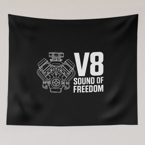 Item preview, Sound of Freedom V8 – Muscle Car Engine Lover designed and sold by SnappyPNG.