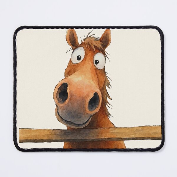 Item preview, Cute Happy Horse ' I’m Mike! ' Designs BY SHiRLeY MacARTHuR designed and sold by Shirley MacArthur Art.