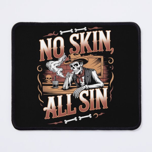 Item preview, skeleton cowboy - western skeleton - cowboy skull - ghost cowboy - spooky cowboy - undead outlaw - dark western - cowboy bones - western gothic - skull illustration - desert bones - haunted saloon designed and sold by JansenGS.