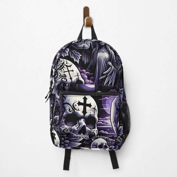 Item preview, Dark Gothic Skull Baroque Macabre Art Print designed and sold by PinUpPizzazz.