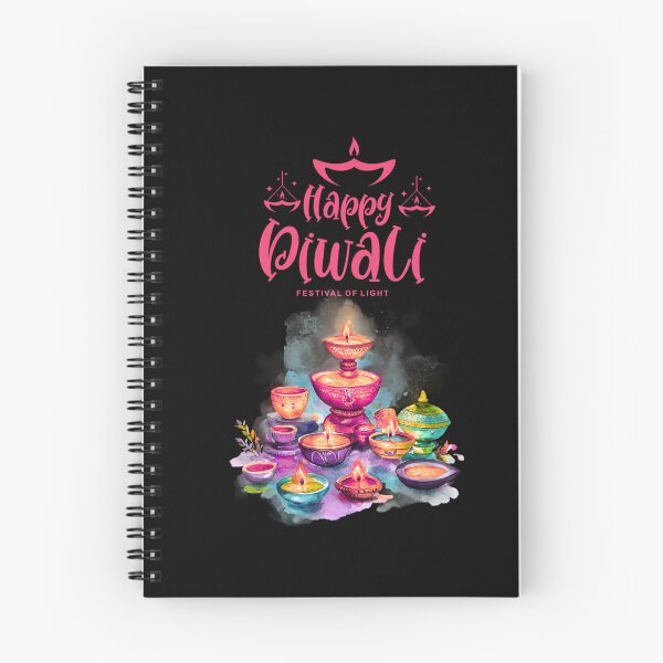 Item preview, Colorful Festival of Light and flowers  ,yoga Happy Diwali ver 10h| matrics Lights | Indian Deepavali Celebration with Diyas, Rangoli & Lord Ganesha | Hindu Festival Art & Gifts  designed and sold by mndesignworx.