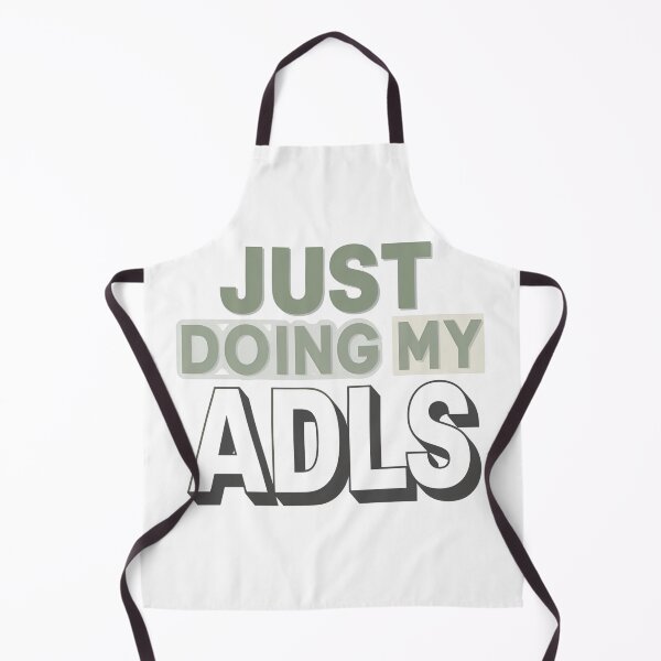 Item preview, Just Doing My ADLs — Occupational Therapy Rehab Humor Minimalist Typography T‑Shirt designed and sold by GAIDREDA.