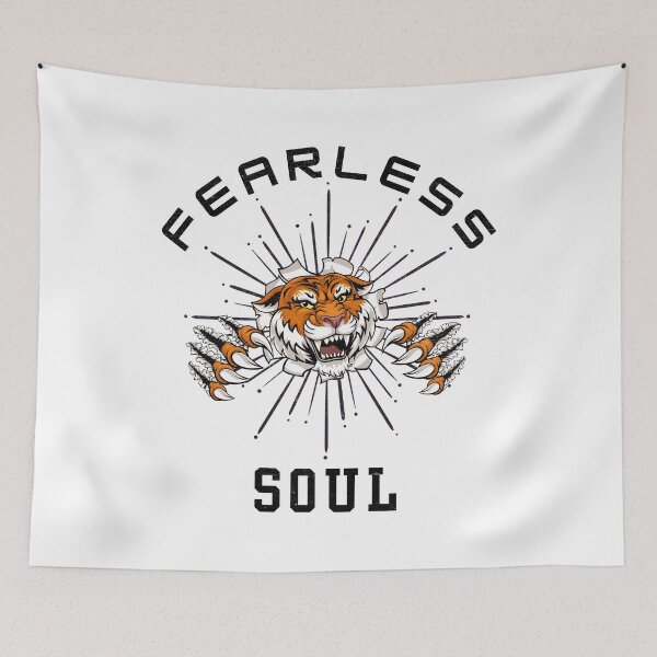 Item preview, Fearless Tiger Fearless Soul designed and sold by CreativeCrewApp.
