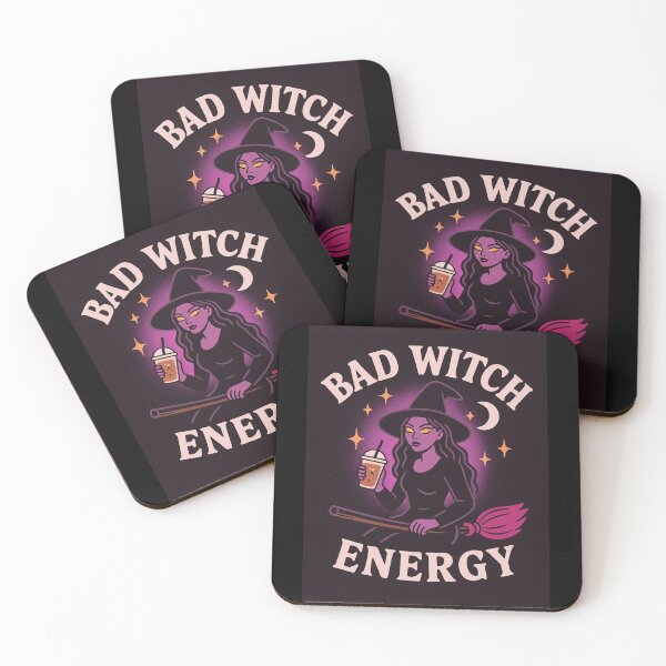 Item preview, BAD WITCH ENERGY | Trendy Witchcore Aesthetic | Spooky Cute Halloween Design designed and sold by FunMerchOutlet.