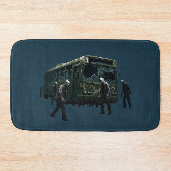 Item preview, The Last Bus Stop - Post-Apocalyptic Zombie Scene designed and sold by Dakson Design - Fantasy Art.