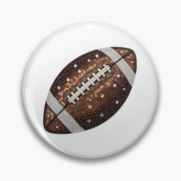 Item preview, Cute Glitzy Football  designed and sold by DeafPigeonDesigns.