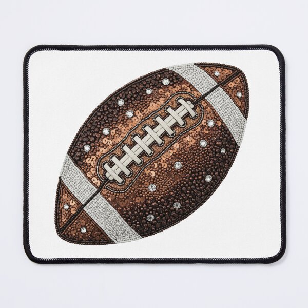 Item preview, Cute Glitzy Football  designed and sold by DeafPigeonDesigns.