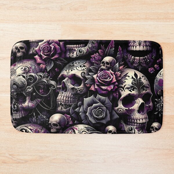 Item preview, Dark Gothic Skull Baroque Macabre Art Print designed and sold by PinUpPizzazz.