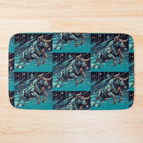 Item preview, futuristic bull designed and sold by Dogandesighn.