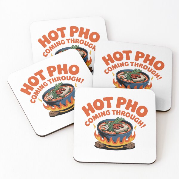 Item preview, Hot Pho Coming Through Funny Food Shirt designed and sold by WSPrintCrafter.