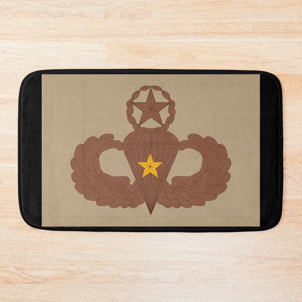 Item preview, Badge - Army - Parachutist - Master - 1 Combat Star - Subdued - Desert X 300 designed and sold by Military Insignia Products.