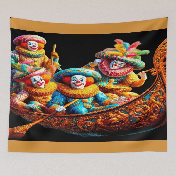 Item preview, The Gondola of Masks – Surreal Procession of Persona and Pageantry designed and sold by daweave77.