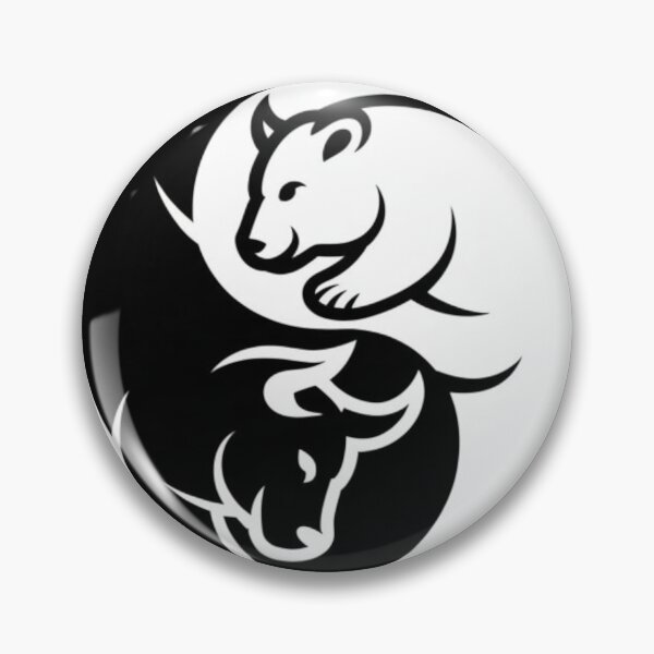Item preview, Crypto Yin Yang Bull and Bear designed and sold by Prints-by-Olaf.