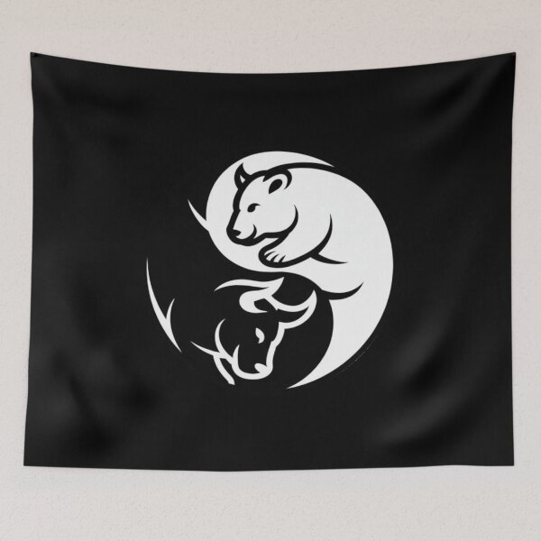 Item preview, Crypto Yin Yang Bull and Bear designed and sold by Prints-by-Olaf.