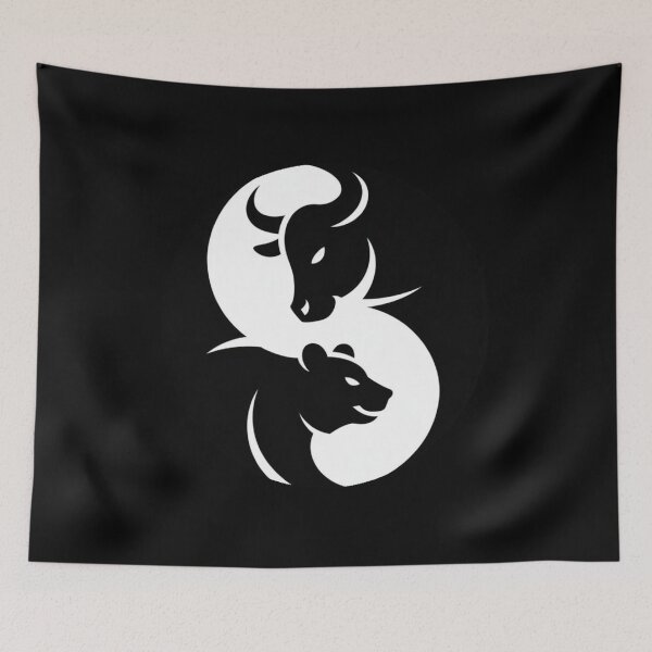 Item preview, Crypto Yin Yang Bull and Bear designed and sold by Prints-by-Olaf.