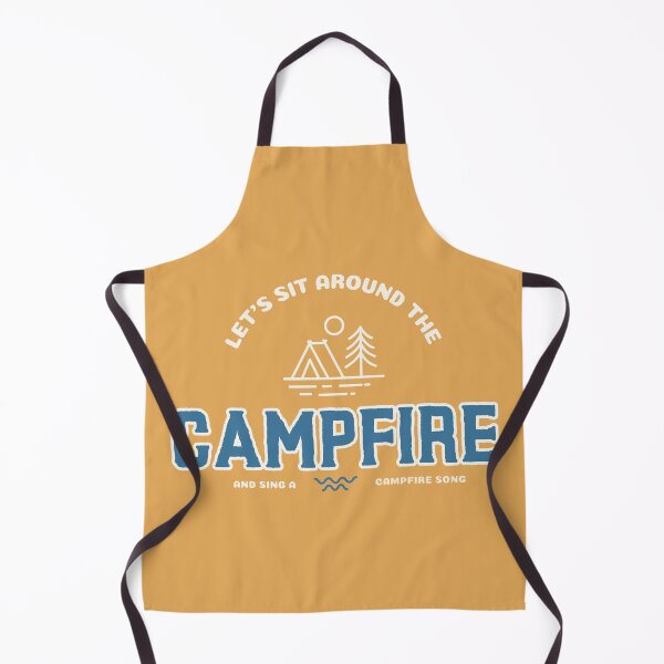 Item preview, Let’s Sit Around the Campfire Camping designed and sold by ash + orbit co..