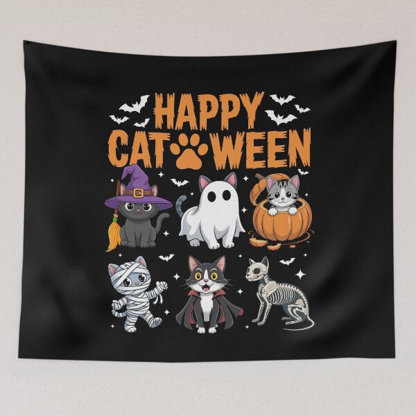 Item preview, Cats Halloween Spooky Holiday Cute Kitten designed and sold by KarimSoCute.