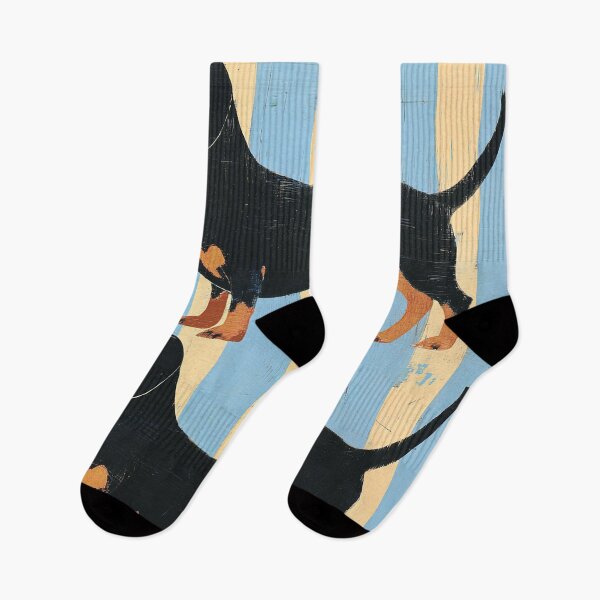 Item preview, Striped Dachshund Duo ?? designed and sold by Venon28.