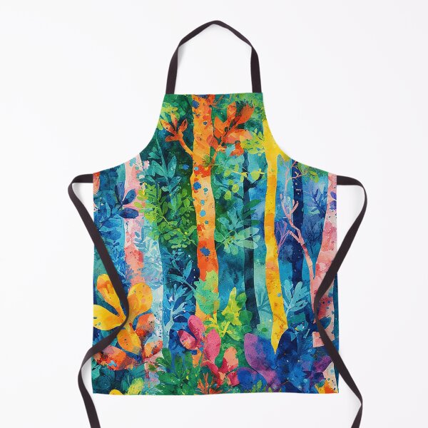 Item preview, Colorful Watercolor Forest  designed and sold by tonymagnerart.