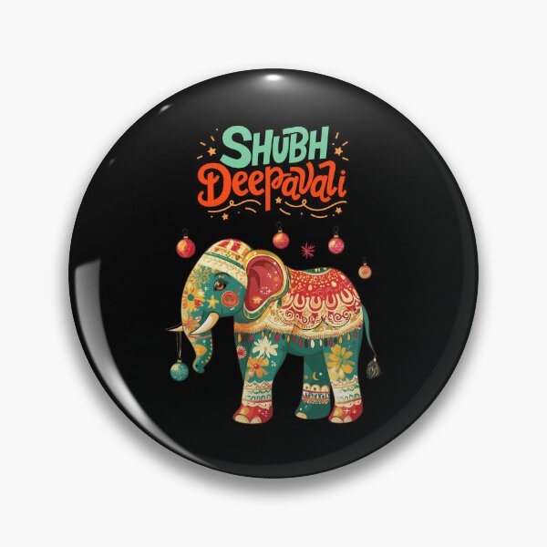 Item preview,  Indian Festival of Lights  |  Shub Dipaavali , Happy Diwali ver10 1|Indian Deepavali Celebration with Diyas, Rangoli & Lord Ganesha | Hindu Festival Art & Gifts|yoga designed and sold by CosmicNook1.