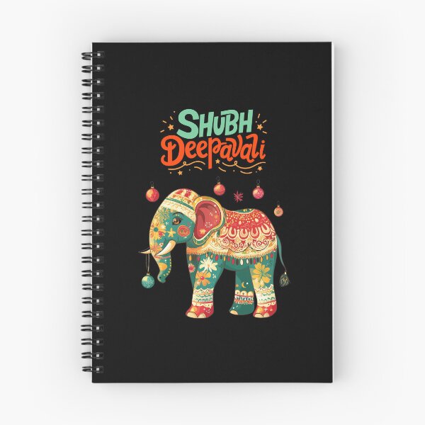 Item preview,  Indian Festival of Lights  |  Shub Dipaavali , Happy Diwali ver10 1|Indian Deepavali Celebration with Diyas, Rangoli & Lord Ganesha | Hindu Festival Art & Gifts|yoga designed and sold by CosmicNook1.
