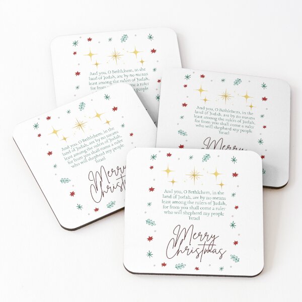 Item preview, Merry Christmas Scripture designed and sold by FullSurrender.