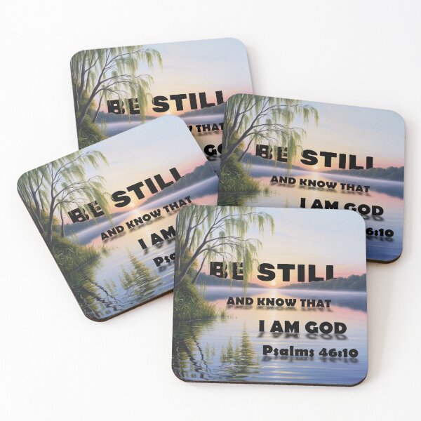 Item preview, BE STILL AND KNOW THAT I AM GOD | PSALMS 46:10 designed and sold by Canvations.