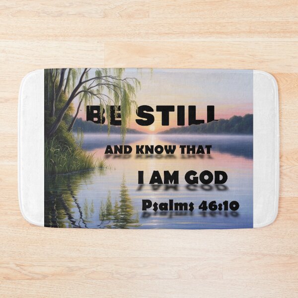Item preview, BE STILL AND KNOW THAT I AM GOD | PSALMS 46:10 designed and sold by Canvations.