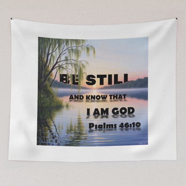 Item preview, BE STILL AND KNOW THAT I AM GOD | PSALMS 46:10 designed and sold by Canvations.