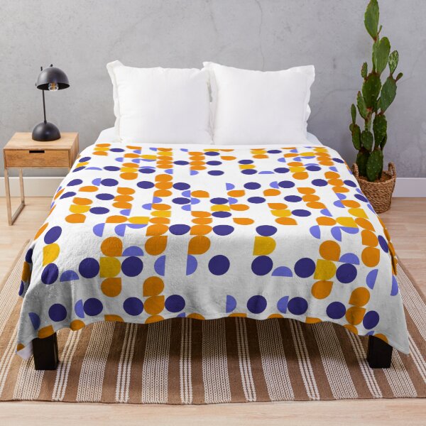 Item preview, “A geometric pattern of blue and green circles and squares, arranged with rhythmic repetition — a visual harmony between order and randomness.” designed and sold by LeGrizou.