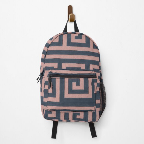 Item preview, Seamless Greek Key Pattern in Navy and Pink designed and sold by champkppwc.