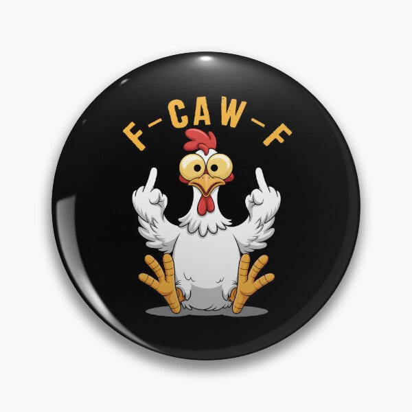 Item preview, F-Caw-F Chicken Rooster Meme designed and sold by KarimSoCute.