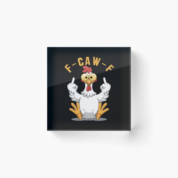 Item preview, F-Caw-F Chicken Rooster Meme designed and sold by KarimSoCute.