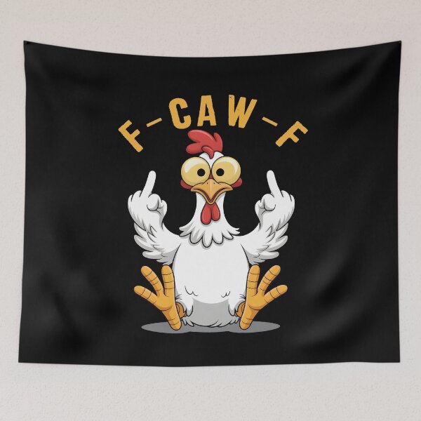 Item preview, F-Caw-F Chicken Rooster Meme designed and sold by KarimSoCute.