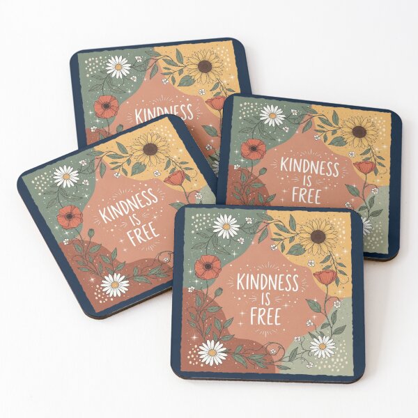 Item preview, Kindness is Free — Nature Inspired Positive Art designed and sold by Chroma Dreams .