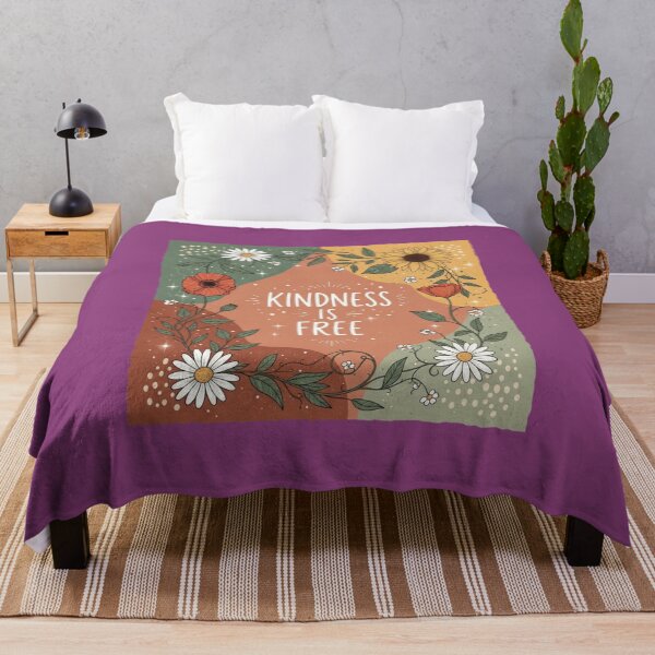Item preview, Kindness is Free — Nature Inspired Positive Art designed and sold by Chroma Dreams .