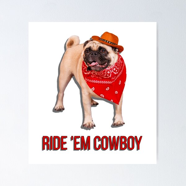 Item preview, Diego the Pug - Ride Em Cowboy - Sheriff Costume - Spooky Time Collection designed and sold by 9VoltGorilla.